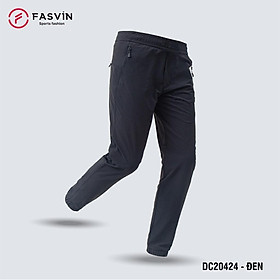 Quần Jogger Nam Thể Thao Fasvin Bo Gấu Dáng Đẹp Vải Gió Co Giãn Tiện Dụng Đũi Chơi Hay Mặc Nhà DC20424.HN