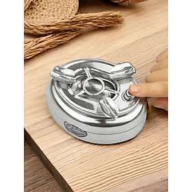 Mua Gạt Tàn Thuốc Inox Có Nút Đóng Mở ( Nút Nhấn ) Kháng Bụi Hiệu Quả
