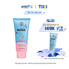 Kem chống muỗi đốt cho bé từ 6 tháng tuổi hương khuynh diệp Rohto Mentholatum Remos Baby Cream 70g