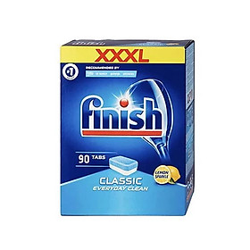 Viên rửa bát Finish Classic 100 viên hộp - Hương Chanh