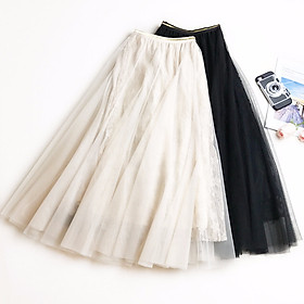 Chân váy tutu lót ren nổi sang trọng VAY55