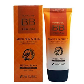 Kem nền trang điểm BB tinh chất dầu ngựa 3W CLINIC Hàn Quốc 50ml