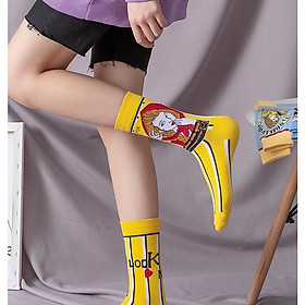 Vớ chân tất chân retro dễ thương Lolita tất kim cương kiểu Nhật Bản họa tiết sinh động VT21