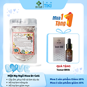 Mặt Nạ Ngũ Hoa Dr Cell 80g cấp ẩm trắng mượt da phục hồi da sau tái tạo hỗ trợ làm giảm mụn - Hàng Chính Hãng