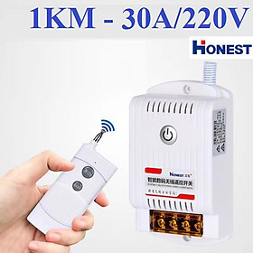 Mua Bộ công tắc điều khiển từ xa 1Km Honest 30A/220V 9220KB bật tắt máy bơm nước