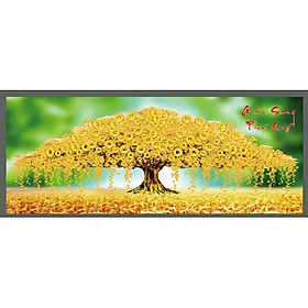 Mua Tranh thêu chữ thập 3D Giàu Sang Phú Quý (92*41cm) chưa thêu