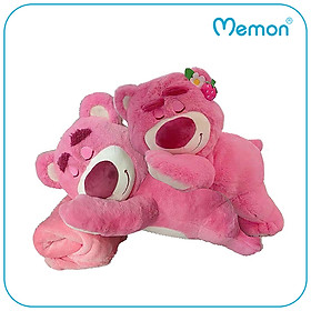 Bộ Chăn Mền Lotso Tai Dâu Nằm Cao Cấp Memon