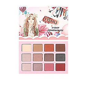 d12 Colors Shimmer Matte Eye Shadow Palette Lasting Waterproof Smudge-proof Easy To Color Eye shadow Makeup Kit