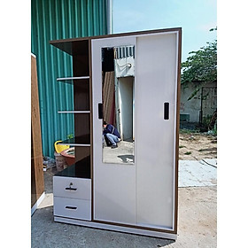 Mua Tủ quần áo nhựa cửa lùa 120/kệ