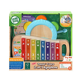 Đồ Chơi Đàn Xylophone Bằng Gỗ 2 Trong 1 Đa Sắc Màu LEAPFROG 80-615600