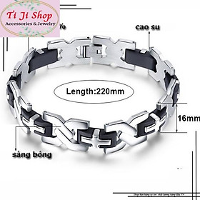 LẮC TAY NAM INOX THỜI TRANG HÀN QUỐC CHỮ X, THÁNH GIÁ đẹp mà chất