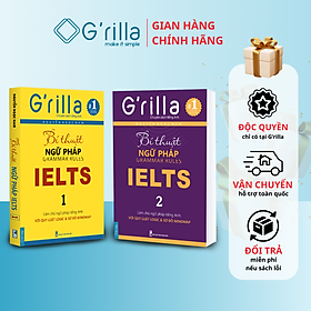 Sách - Combo Bí thuật Ngữ pháp IELTS Grilla Tập 1 và 2