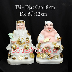 [ Cao 18 cm , 22 cm ] TƯỢNG THẦN TÀI - THỔ ĐỊA [ COMPOSITE + BỘT ĐÁ