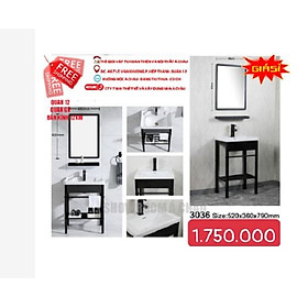 Mua Tủ gương  chậu lavabo mini treo tường