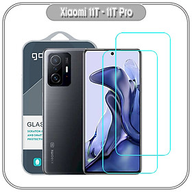 Mua Bộ 2 miếng kính cường lực Gor cho Xiaomi 11T - 11T Pro - 10T Pro - 9T - 9T Pro - 12T - 12T Pro / Mi 10T Lite - 11 Lite - 12 Lite / Xiaomi 13   trong suốt cạnh bo 2.5D - Hàng Nhập Khẩu