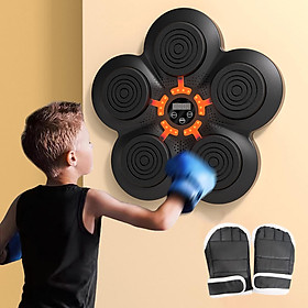 Music Boxing Machine Rhythm Wall Target Easy to Install Reaction Target Home Portable Boxing Trainer Music Boxing Wall Target