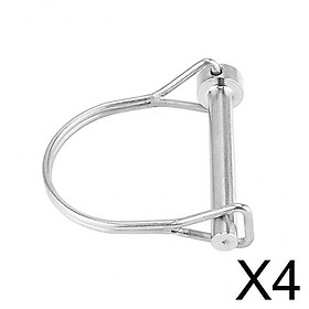 4x 316 Stainless Steel Round Arch Locking Lock Pin For Marine Trailers
