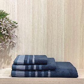 Mua Khăn tắm sợi tre Bamboo NIN House siêu mền mịn kích thước 60x120 cm (360g) màu Navy