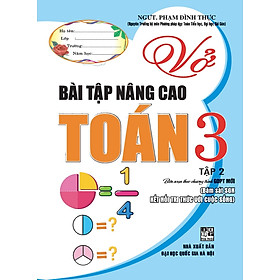 Ảnh bìa Vở Bài Tập Nâng Cao Toán Lớp 3 - Tập 2 Bám Sát Sách giáo Khoa Kết Nối Tri Thức Với Cuộc Sống