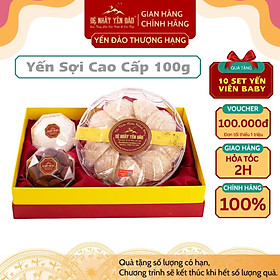 [BEST SALES] Yến Khánh Hòa - Yến Sợi Cao Cấp [Hộp 100g] - Đệ Nhất Yến Đảo - Bồi Bổ Sức Khỏe - Phục Hồi Chức Năng Phổi - Phụ Nử Sau Sinh - Đẹp Da - Chống Lão Hóa -Kéo Dài Thanh Xuân- Hỗ Trợ Điều Trị Ung Thư -Tăng Cường Sinh Lý -Trí Nhớ - Cải Thiện Giấc Ngủ