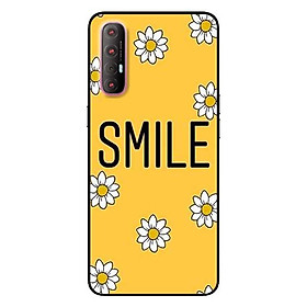 Ốp lưng dành cho Oppo Reno 3 Pro mẫu Smile Hoa