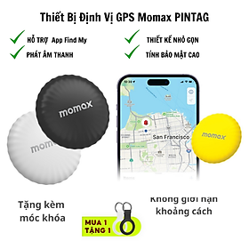 Định vị GPS MOMAX Sothing Pintag BR5 không cần lắp sim, kết nối toàn cầu- Hàng Chính Hãng
