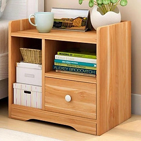 Mua Kệ tủ gỗ đầu giường lắp ghép có 1 ngăn kéo -kích thước: 42*25*40 cm