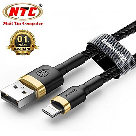 Mua Cáp sạc LN Baseus Cafule CALKLF-BV1 dài 1m hỗ trợ 2.4A max  dây bọc dù chống đứt  truyền dữ liệu (nhiều màu) - Hàng Chính Hãng