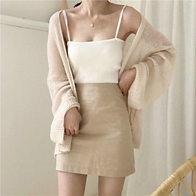 Áo Khoác Cardigan Mỏng Dáng Form Dài Len Mềm Mại CN01