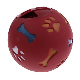 Dog Food Dispenser Ball Pet Play Treat Feeder Puppy Chew Toy