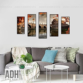Mua Tranh treo tường bộ 5 kiến trúc cổ đại ADH191031