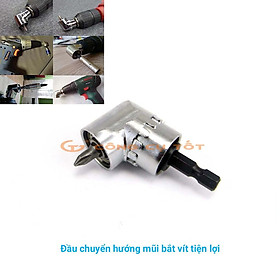 Đầu chuyển hướng máy khoan thành mũi bắt vít 105 độ chuôi lục giác
