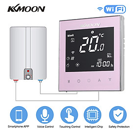 KKmoon Digital Water/Gas Boiler Heating Thermostat with WiFi Connection & Voice Control Energy Saving AC 95-240V 5A