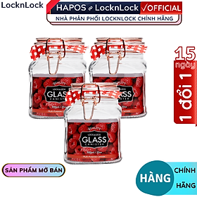 Mua Bộ hũ Lock&Lock đựng thực phẩm bằng thủy tinh Sodalime LLG516S01 LLG517S01 LLG518S01 - Hàng chính hãng - JoyMall