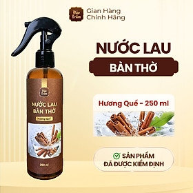 Nước lau bàn thờ hương quế nhãn nâu 250ml Bảo Trầm - Sạch gian thờ cho không gian thêm tôn nghiêm