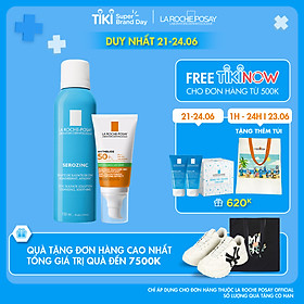 Bộ sản phẩm bảo vệ và chống nắng toàn diện La Roche-Posay Anthelios Dry Touch
