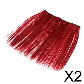 2x25x100cm DIY Straight Hair Wig for 1/3 1/4 1/6 BJD Doll Hairpiece Pattern 6