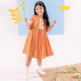 Váy đầm cho bé gái cao cấp Econice V009. Size 5, 6, 7, 8, 10 tuổi mặc mùa hè