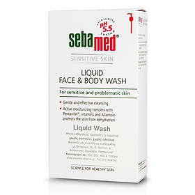 Sữa Rửa Mặt Và Tắm Toàn Thân Cho Da Nhạy Cảm Sebamed Liquid Face & Body Wash (300ml)
