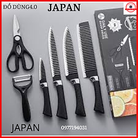 Bộ dao nhà bếp 6 món JAPAN cao cấp