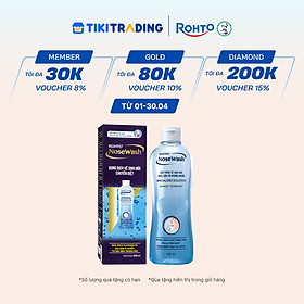 Dung dịch rửa mũi tiện dụng Rohto NoseWash (Bình thay thế) 400ml