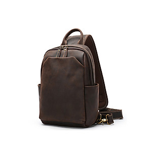 Túi đeo chéo nam DA BÒ THẬT phong cách mới - BEE GEE DCN9297