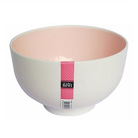 Mua Tô nhựa tròn màu trắng lòng màu hồng - xanh 160 x 96Hmm nội địa Nhật Bản (Size lớn)