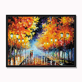 Tranh cao cấp Đi dưới mưa Model: AZ1-0241