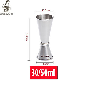 Mua Ca Đong Hai Đầu Inox - Jigger Inox - Ly đong inox