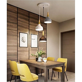 Đèn thả bàn ăn KATANA phong thái Bắc Âu, đèn thả phòng tiếp khách thời thượng kèm bóng LED chuyên dụng