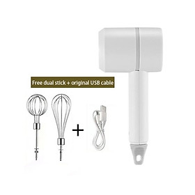 Mini Di Động Không Dây Điện Máy Đánh Trứng Cầm Tay Thép Không Gỉ Cà Phê Cappuccino Thực Phẩm Frother Khuấy Dụng Cụ Nhà Bếp - one