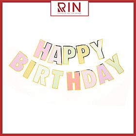 Dây cờ trang trí / Dây cờ treo Sinh nhật – Happy birthday dùng để trang trí nhiều mẫu
