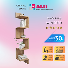 Kệ trang trí kệ để sách gia đình SMLIFE Winifred