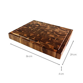 Mua Thớt sớ lật gỗ tràm | hình chữ nhật | Gỗ Đức Thành - 16051Q12  Thớt chặt